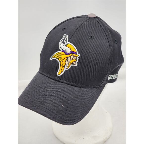 Minnesota Vikings Hat NFL Equipment On Field Reebok Baseball Cap L/XL Sports - Picture 1 of 12